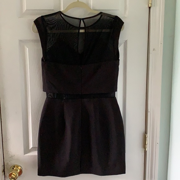 🌞Express mesh mini black dress size 6🌞 - Picture 3 of 3